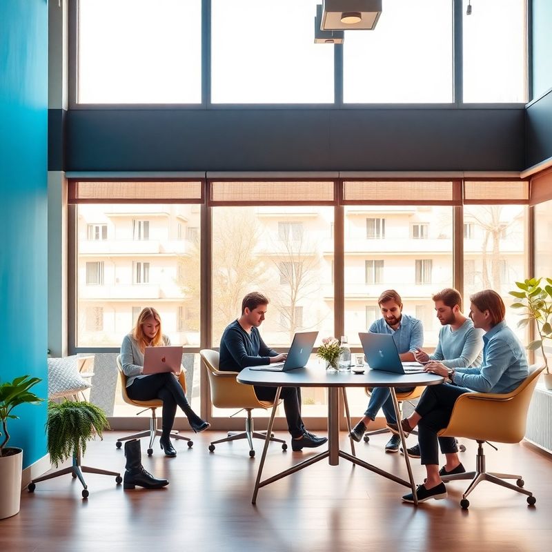 Equipo de Bello Oficina trabajando en su oficina de Barcelona